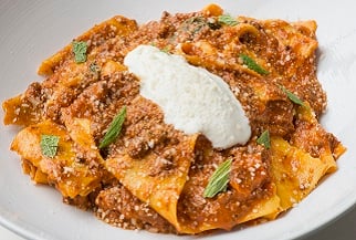 Australian lamb bolognese