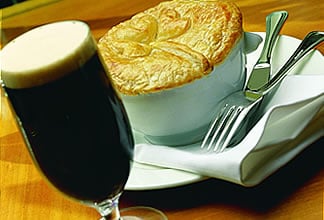 Personal-size dublin beef pies