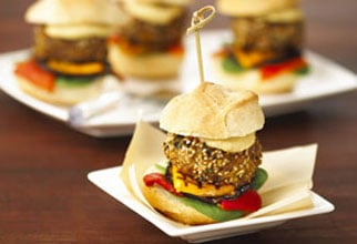 Moroccan lamb sliders