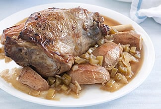 Roast Goat with Cinnamon and Quince