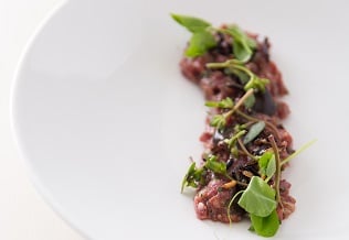 Smoked Aussie lamb tartare