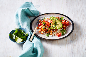 Mexican Beef With Rice and Black Beans