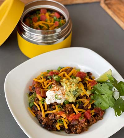 Texy Aussie Grassfed Beef and Black Bean Chili