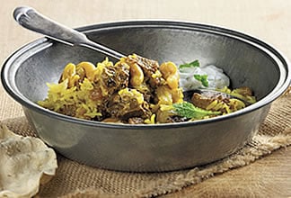 Lamb Biriyani with Raita