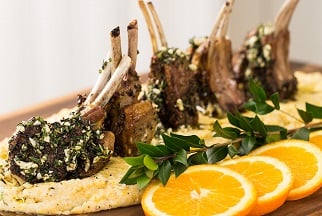 Rosemary garlic lamb chops