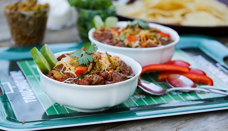 Aussie grassfed beef Game Day chili