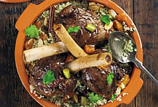 Lamb Shank and Apricot Tagine