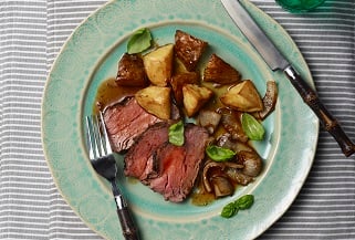 Maple-Onion Glazed Grassfed Beef Tenderloin