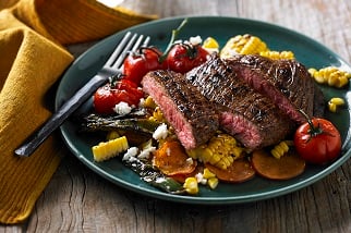 Texas Aussie Flank Steak Salad