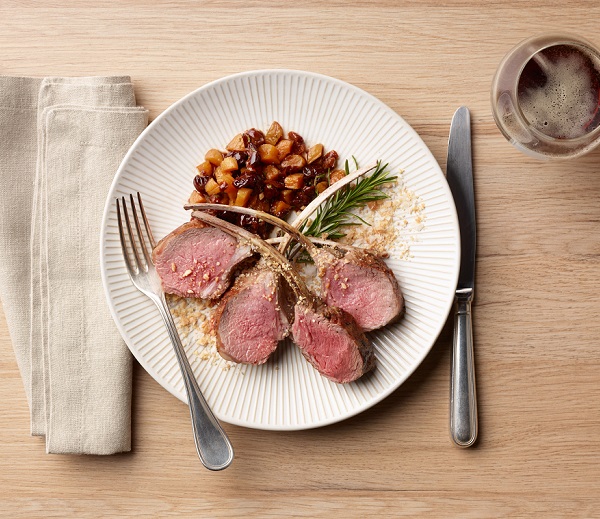 Wild ale and herb-marinated Aussie lamb chops