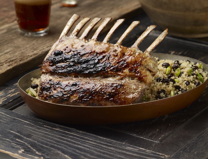 BEER- & MUSTARD-MARINATED RACK OF LAMB