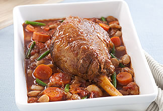 Roast Goat with Vegetables