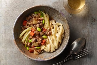 Simple spring lamb ragout